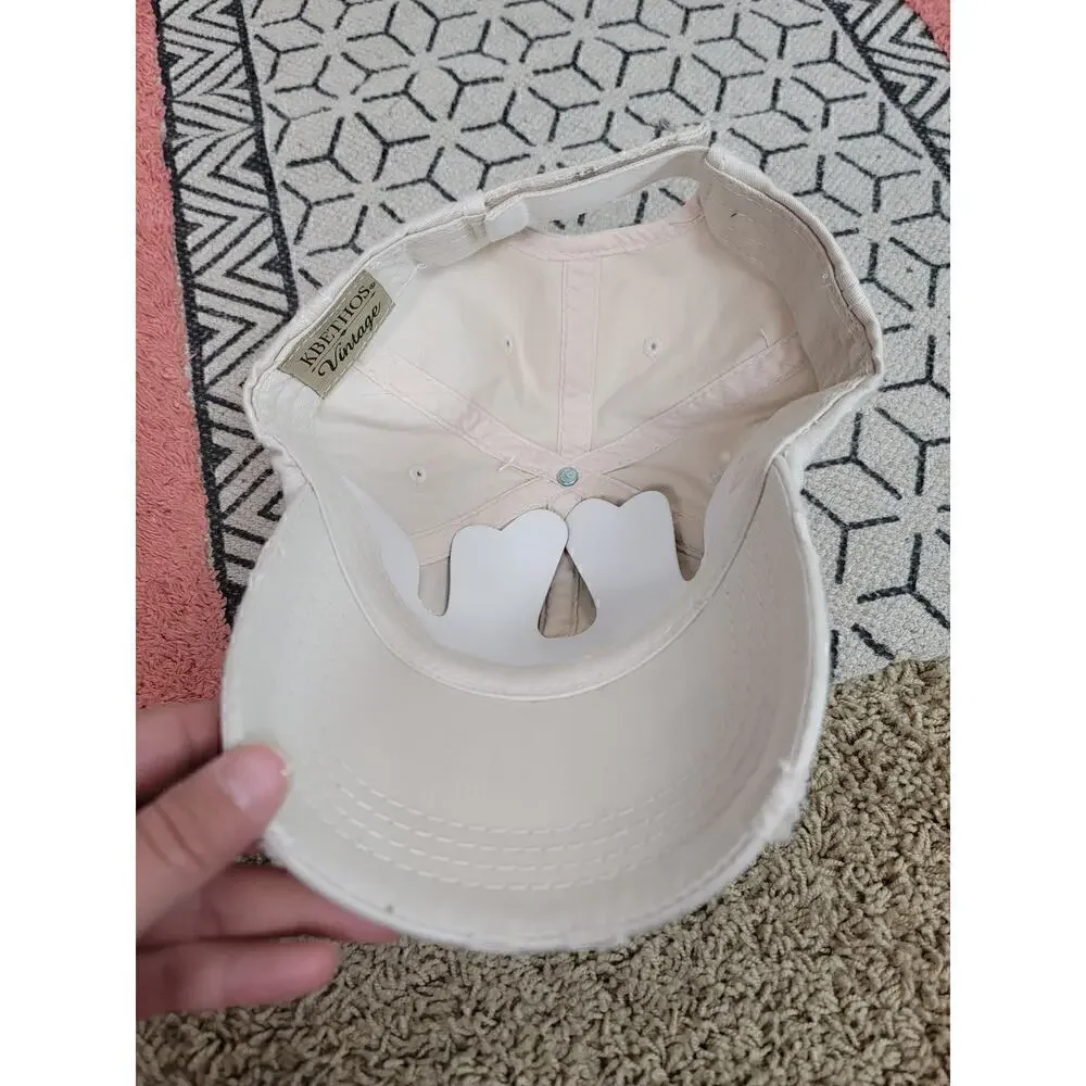 GOOD MOMS SAY BAD WORDS VINTAGE STYLE BASEBALL HAT IN STONE, ONE SIZE